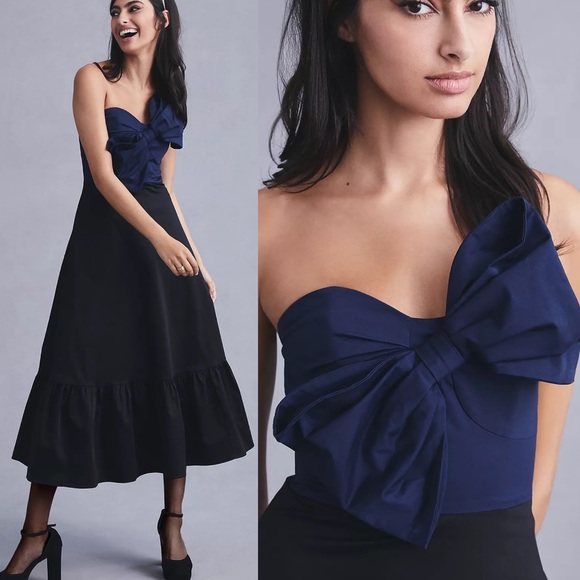 Anthropologie | Dresses | New Anthropologie Hutch Bowtie Maxi Dress | Poshmark